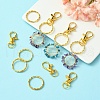 60Pcs Alloy Swivel Lobster Claw Clasps FIND-YW0004-54G-5