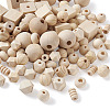 Unfinished Wood Beads WOOD-TA0002-14-3