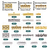 Brass Magnetic Slide Lock Clasps FIND-TA0001-10-4