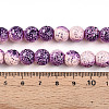 Transparent Baking Painted Glass Beads Strands DGLA-N009-10mm-04-5