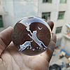 Inner Carving Glass Crystal Ball Diaplay Decoration PW-WGF6175-25-1