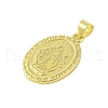Rack Plating Brass Pendants KK-S380-42F-G-2