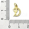 Brass Micro Pave Cubic Zirconia Pendants KK-H475-15G-01-3