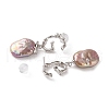 Anti-Tarnish Sterling Silver Stud Earrings EJEW-C087-13B-P-2