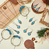FIBLOOM Bohemian Glass & Plastic Beaded Jewelry Set SJEW-FI0001-29-4