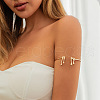 Alloy Arm Cuff Bangles for Women WG62482-03-1