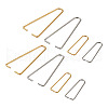 PVD Vacuum Plating 304 Stainless Steel Ice Pick Pinch Bails STAS-TA0001-27-12