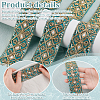 Ethnic Embroidered Polyester Sequins Trim Ribbon OCOR-WH0070-136A-6