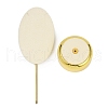 Round Microfiber Pendant Display Riser Stands PDIS-Q003-02G-2