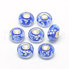 Handmade Lampwork European Beads LAMP-T004-16C-1