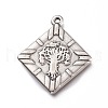 201 Stainless Steel Pendants STAS-Z019-08P-1