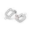 304 Stainless Steel Stud Earring Findings STAS-D366-12P-2
