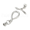 Brass Toggle Clasps KK-K391-11P-3