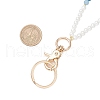 Natural Gemstone Glass Pearl Phone Hand Strap Chains HJEW-MZ00240-3