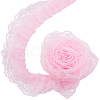 HOBBIESAY 20M Polyester Pleated Lace Trim OCOR-HY0001-20A-1