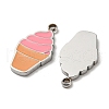 304 Stainless Steel Enamel Pendants STAS-L022-002P-2