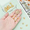 Beebeecraft 30Pcs Brass Tube Bails KK-BBC0015-14-3