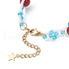 Natural Carnelian Beads Bracelets BJEW-MZ00149-4