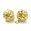 Brass Enamel Charms KK-A153-01G-B-3