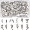 SUPERFINDINGS 120Pcs 12 Style Alloy Pendant FIND-FH0003-42-1