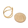 304 Stainless Steel Open Cuff Rings for Women RJEW-Z077-01G-08-5