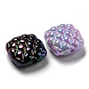 UV Plating Acrylic Beads OACR-H022-01-2