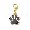 12Pcs Alloy Enamel Pendant Decorations HJEW-JM03086-4