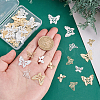 SUPERFINDINGS 60Pcs 6 Style Brass Charms KK-FH0002-97-4