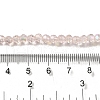 Electroplate Transparent Glass Beads Strands EGLA-A035-T4mm-L20-4
