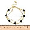 Natural Obsidian Bracelets BJEW-D330-01G-03-5