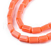 Opaque Solid Color Glass Beads Strands GLAA-N052-03-A13-3