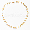 Stylish Stainless Steel Paperclip Chain Necklaces for Daily Wear and Parties WC2906-3