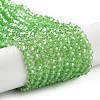 Electroplate Transparent Glass Beads Strands EGLA-A035-T3mm-A09-1