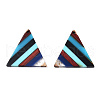 Resin & Walnut Wood Pendants RESI-N039-14-2