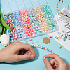 1890Pcs Two Tone ABS Plastic Imitation Pearl Beads Sets DIY-WH20010-19B-3