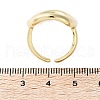 Brass Open Cuff Rings RJEW-Q778-19G-3