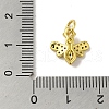 Real 18K Gold Plated Brass Pave Cubic Zirconia Pendants KK-M283-04D-02-3