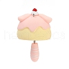 Opaque Resin Pendants RESI-S018-04A-P-2