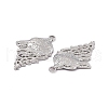 Non-Tarnish 304 Stainless Steel Pendants STAS-B031-25P-3