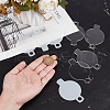 Transparent Acrylic Big Pendants DIY-WH0430-720A-3