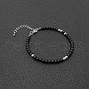 Natural Obsidian Bead Bracelet ZW6419-6-1