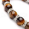 Gemstone Stretch Bracelets BJEW-JB01533-01-2