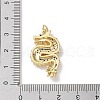 Rack Plating Brass Micro Pave Cubic Zirconia Pendants KK-Q797-10G-3