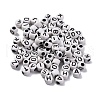 Opaque Acrylic Beads OACR-M020-01C-1