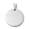 304 Stainless Steel Pendants STAS-Z027-04A-P-3