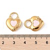 304 Stainless Steel Enamel Pendants STAS-P380-07G-02-3