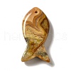 Natural Crazy Agate Pendants G-G932-B11-2