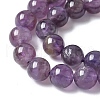 Natural Amethyst Beads Strands X-G-M445-8MM-01B-5