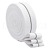 BENECREAT 10 Yards Flat Polyester Elastic Cord SRIB-BC0001-35A-1