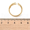 304 Stainless Steel Rock & Roll Hand Gesture Cuff Rings for Women Men RJEW-B118-02G-5